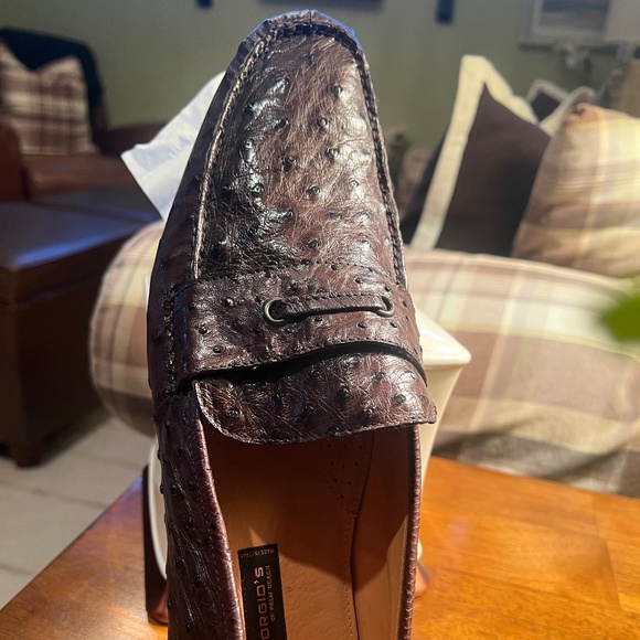 New* Giorgino’s Palm Beach Genuine Ostrich Leather Sz13 main image 4